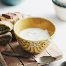 Load image into Gallery viewer, Floral Relief Ceramic Bowls