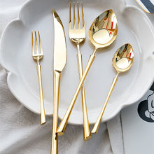 Load image into Gallery viewer, Florence Gold/Silver Flatware Set