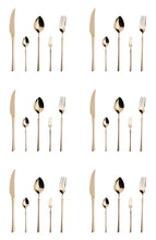 Load image into Gallery viewer, Florence Gold/Silver Flatware Set
