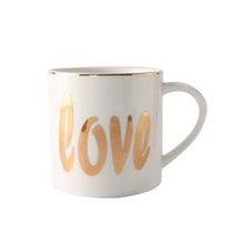 Load image into Gallery viewer, Nordic-style Gold & Silver Porcelain Mugs