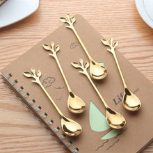 Load image into Gallery viewer, Leaf Me Up Fork & Teaspoon (set of 12)