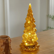 Load image into Gallery viewer, Glass Christmas Tree LED Table Lights
