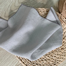 Load image into Gallery viewer, Border Trim Linen Napkins (set of 4)