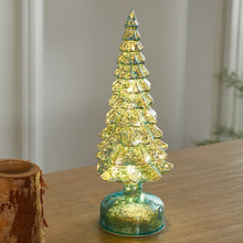 Load image into Gallery viewer, Glass Christmas Tree LED Table Lights