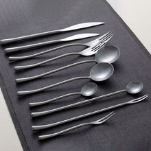 Load image into Gallery viewer, Greyson Matte Silver Flatware