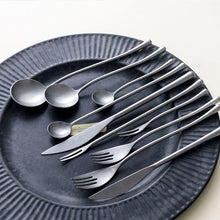 Load image into Gallery viewer, Greyson Matte Silver Flatware