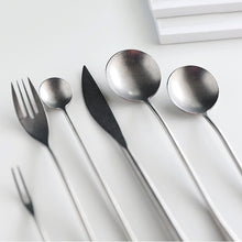 Load image into Gallery viewer, Greyson Matte Silver Flatware