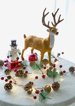 Load image into Gallery viewer, Allthingscurated Pine cones and Berries Christmas Fairy Lights