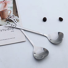 Load image into Gallery viewer, Heart Shape Coffee Spoons (Set of 10)