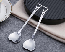 Load image into Gallery viewer, Heart Shape Coffee Spoons (Set of 10)