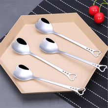 Load image into Gallery viewer, Heart Shape Coffee Spoons (Set of 10)