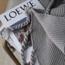 Load image into Gallery viewer, Braided Tassel Throw Blanket