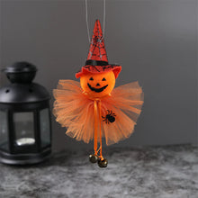 Load image into Gallery viewer, Halloween Hanging Dolls by Allthingscurated add a touch of spooky fun to any home. Perfect for parties and gatherings, they are a must-have for Halloween festivities. 8 designs available to choose from.