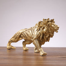 Load image into Gallery viewer, Golden Lion Sculpture