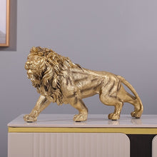 Load image into Gallery viewer, Golden Lion Sculpture