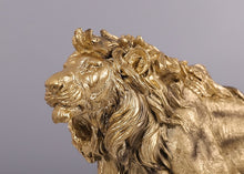 Load image into Gallery viewer, Golden Lion Sculpture