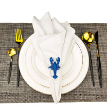 Load image into Gallery viewer, Coastal Sea Creatures Napkin Rings (set of 6)