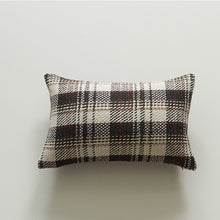 Load image into Gallery viewer, Plaid Knitted Cushion Covers
