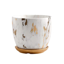 Load image into Gallery viewer, Marble Design Ceramic Plant Pot