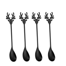Load image into Gallery viewer, Reindeer Shape Teaspoons (Set of 4)