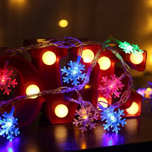Load image into Gallery viewer, Snowflake LED String Light