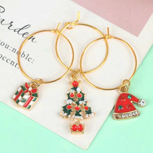 Load image into Gallery viewer, Noel Christmas Wine Glass Charms (set of 20)