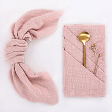 Load image into Gallery viewer, Cotton Gauze Napkins (set of 10)