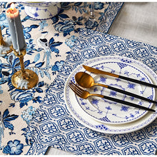 Load image into Gallery viewer, Porcelain Blue Table Runner