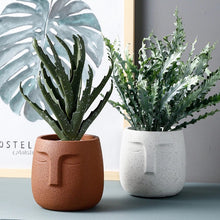 Load image into Gallery viewer, Quirky Face Plant Pot