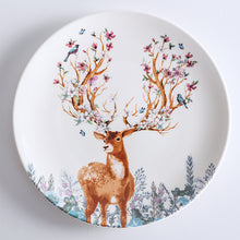Load image into Gallery viewer, Reindeer Ceramic Plates/Serving Stands