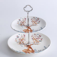Load image into Gallery viewer, Reindeer Ceramic Plates/Serving Stands