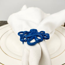 Load image into Gallery viewer, Coastal Sea Creatures Napkin Rings (set of 6)