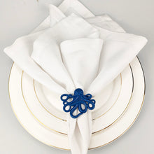 Load image into Gallery viewer, Coastal Sea Creatures Napkin Rings (set of 6)