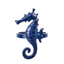 Load image into Gallery viewer, Coastal Sea Creatures Napkin Rings (set of 6)