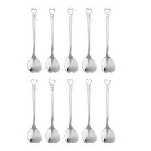 Load image into Gallery viewer, Heart Shape Coffee Spoons (Set of 10)