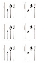 Load image into Gallery viewer, Florence Gold/Silver Flatware Set