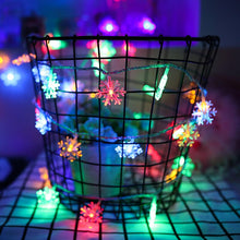 Load image into Gallery viewer, Snowflake LED String Light