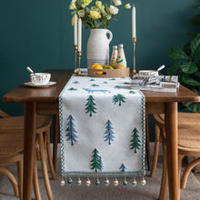 Load image into Gallery viewer, Allthingscurated Christmas Tree and Elk Table Runner
