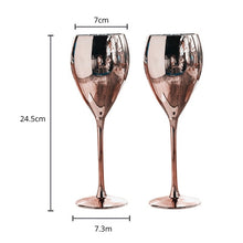 Load image into Gallery viewer, Tiffany Rose Gold Champagne Tulip (Set of 2)