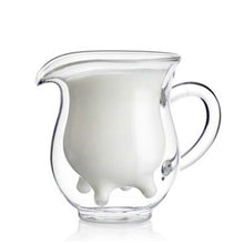 Load image into Gallery viewer, Double Wall Glass Udder Creamer