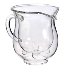 Load image into Gallery viewer, Double Wall Glass Udder Creamer