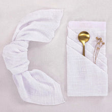 Load image into Gallery viewer, Cotton Gauze Napkins (set of 10)