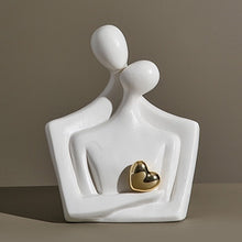 Load image into Gallery viewer, Kissing Couple Sculpture
