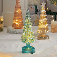 Load image into Gallery viewer, Glass Christmas Tree LED Table Lights