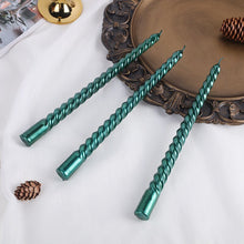 Load image into Gallery viewer, Metallic Taper Candles (set of 4)