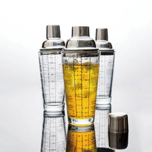 Load image into Gallery viewer, Zuk Glass Cocktail Shaker with Recipes
