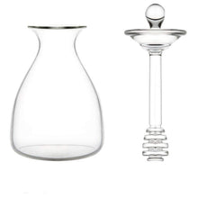 Load image into Gallery viewer, Allthingscurated Borosilicate Glass Honey Jar with Dipper is designed with a simple dipper that also acts as a lid to cover the jar and protects the honey from dust.