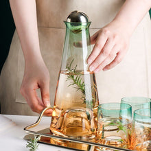 Load image into Gallery viewer, Allthingscurated Cassina Carafe and Glass set in two-tone design