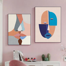 Load image into Gallery viewer, In-Your-Face Abstract Canvas Wall Art Prints