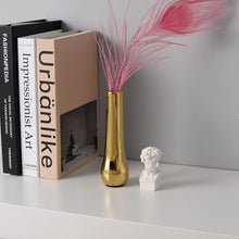 Load image into Gallery viewer, Gold Ceramic Mini Vase
